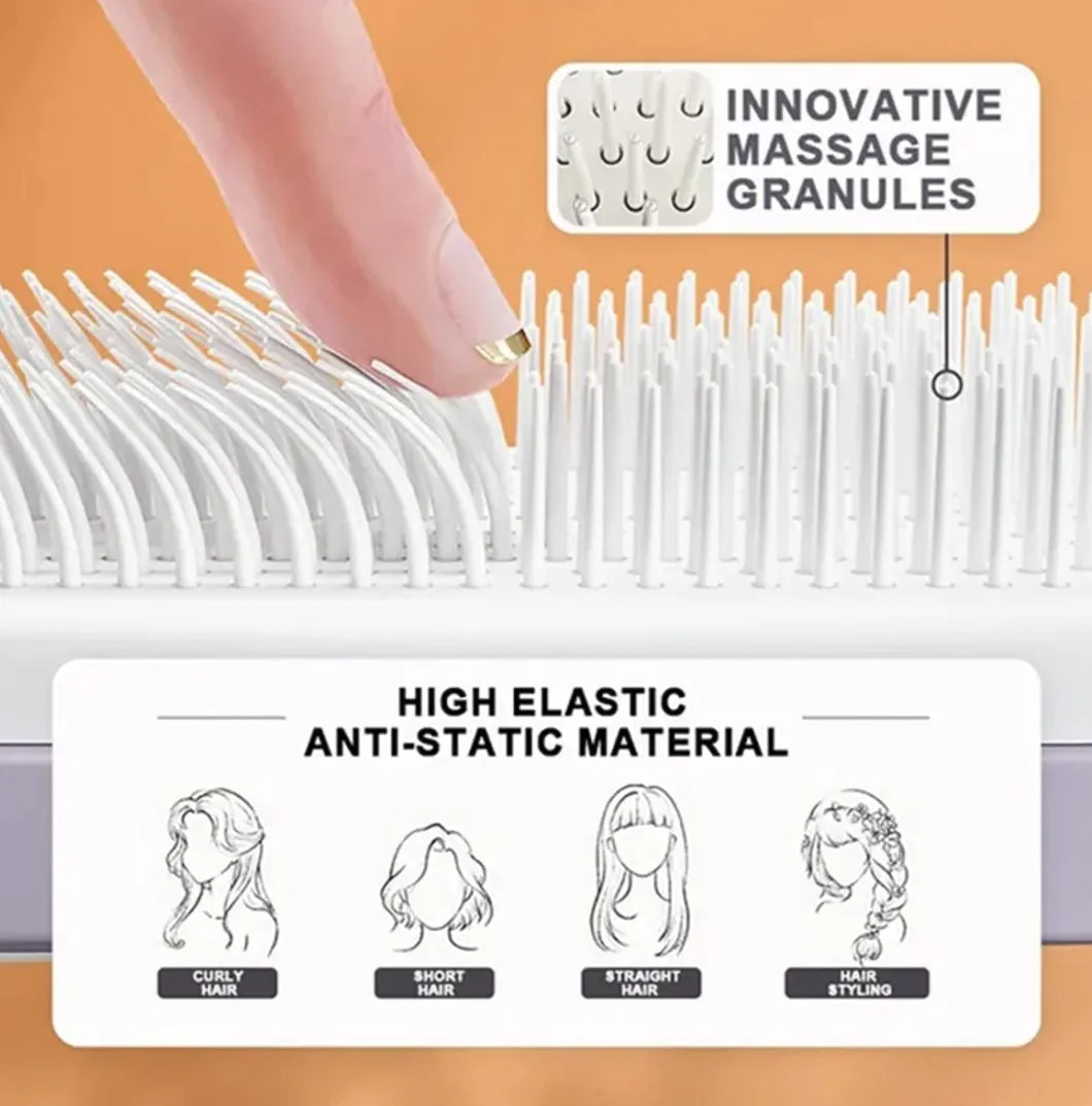 ✨ self-cleaning hair brush ✨